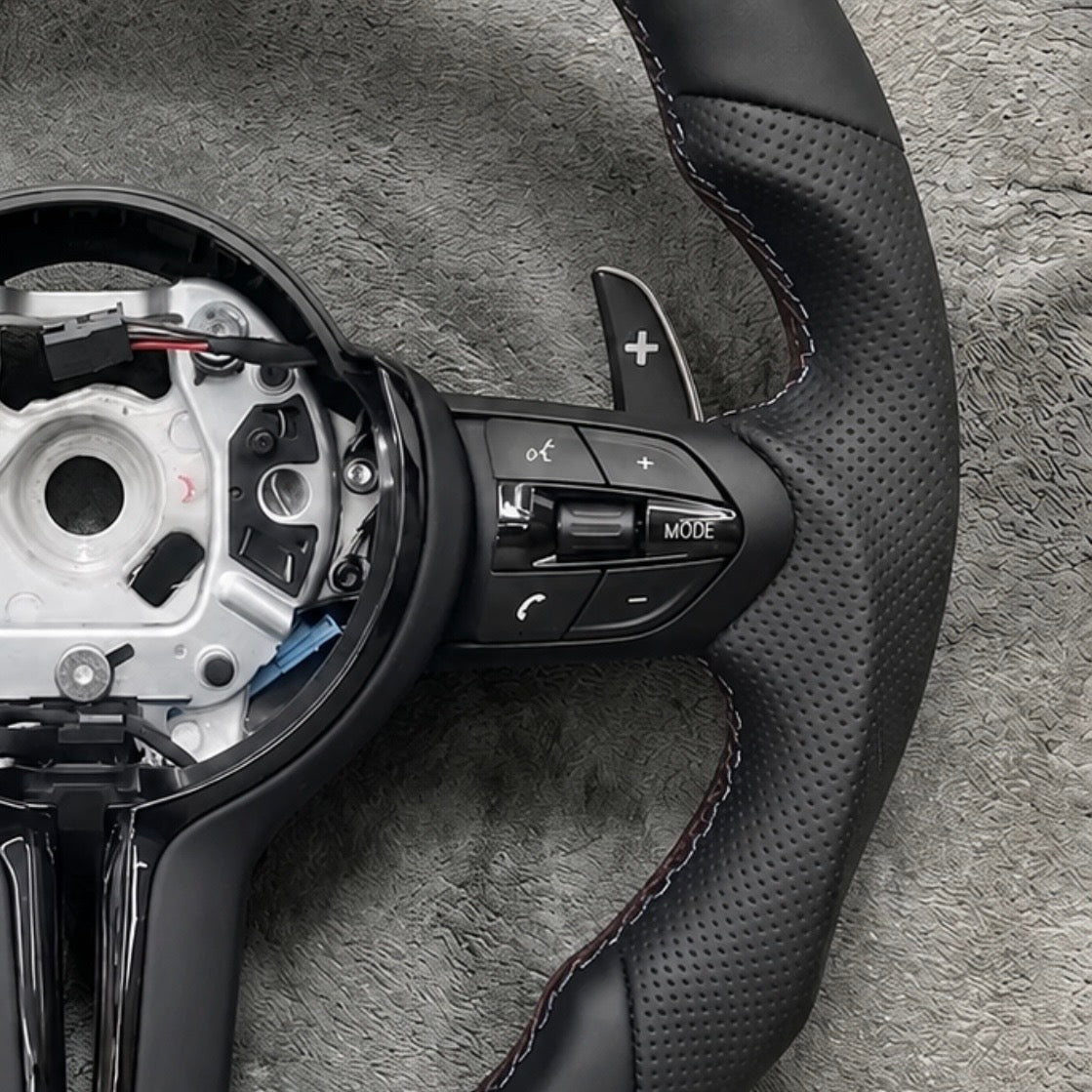 BMW M Performance ergonomisches Multifunktionslenkrad aus Leder (1er-4er) Reihe