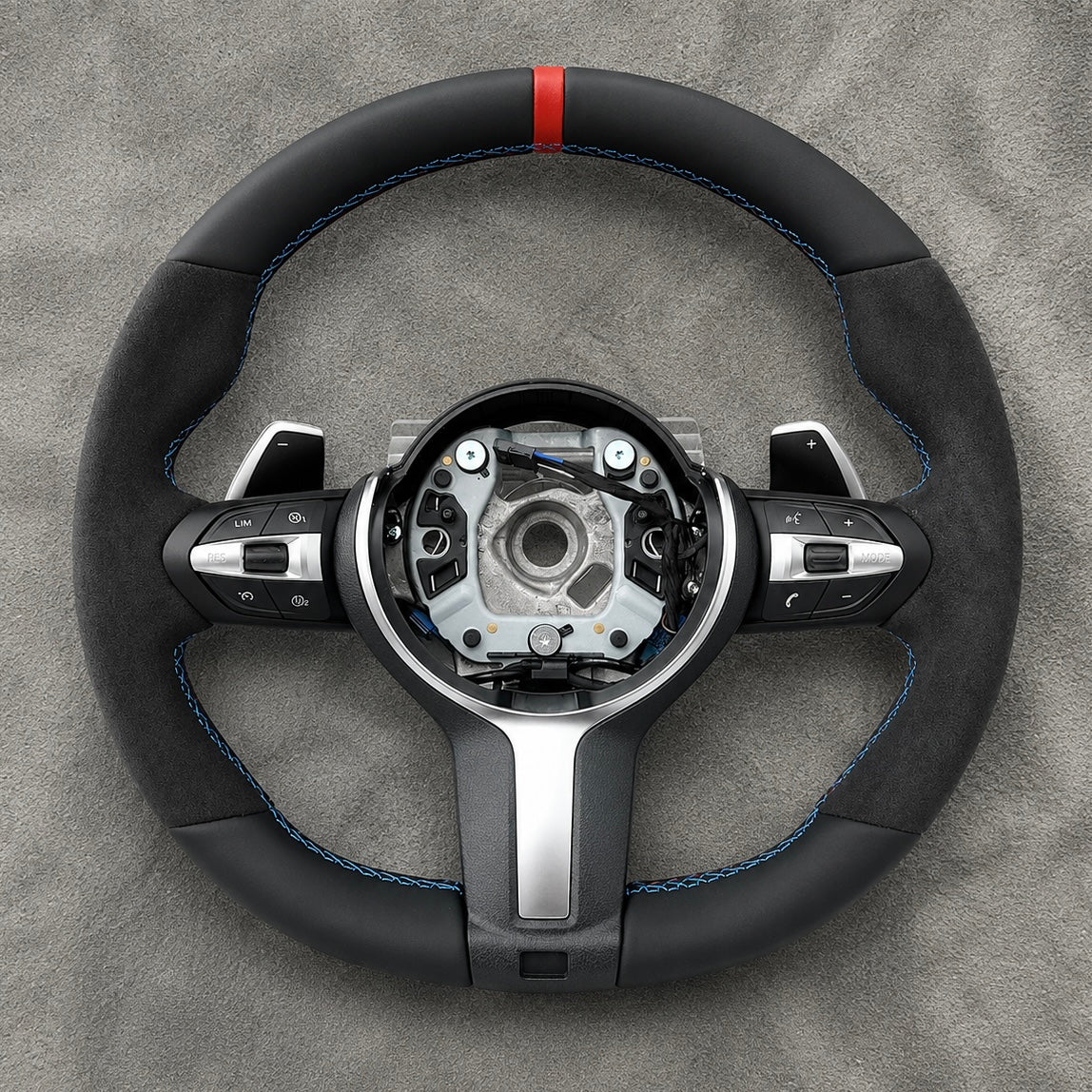 BMW M Performance Multifunktionslenkrad aus Leder und Alcantara (E) Reihe