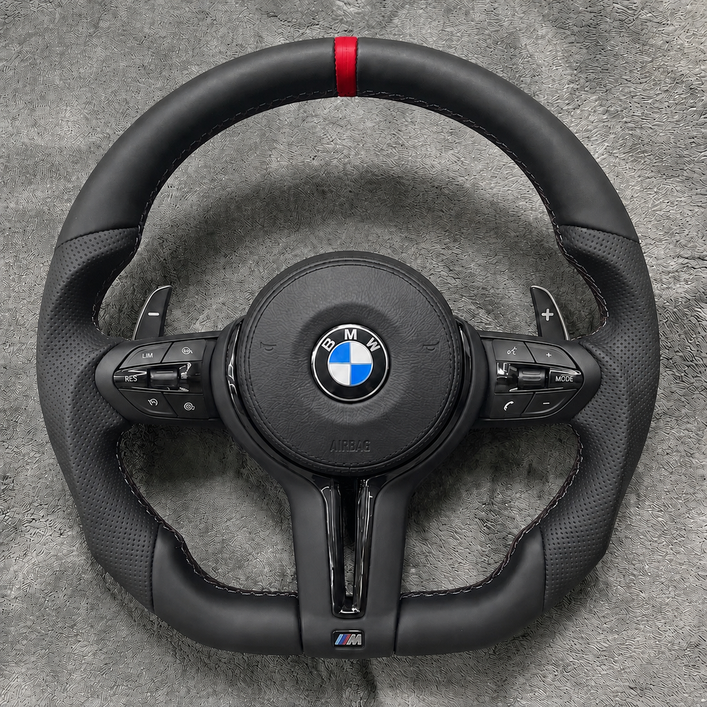 BMW M Performance ergonomisches Multifunktionslenkrad aus Leder (1er-4er) Reihe