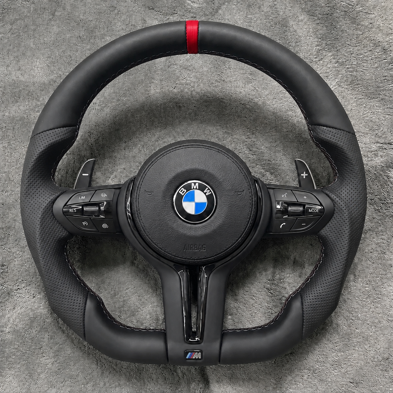 BMW M Performance ergonomisches Multifunktionslenkrad aus Leder (1er-4er) Reihe