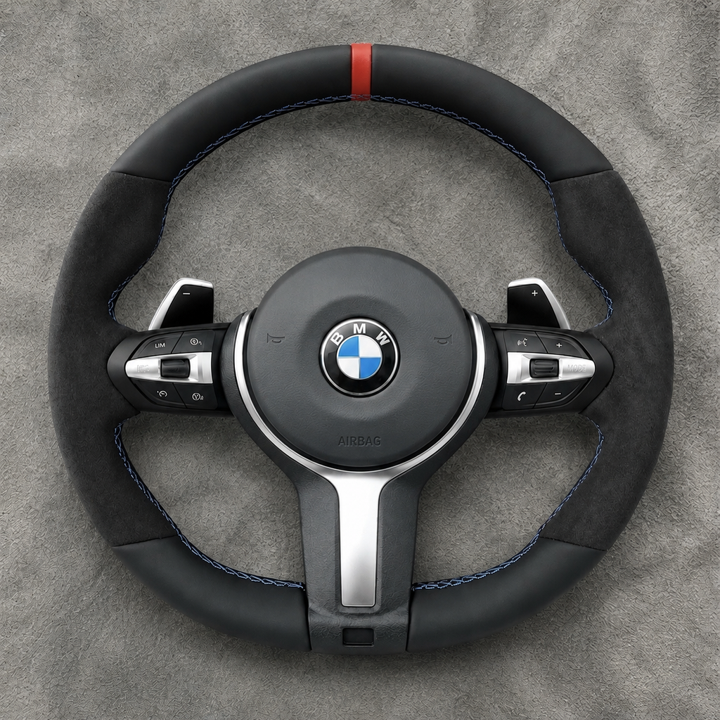 BMW M Performance Multifunktionslenkrad aus Leder und Alcantara (E) Reihe