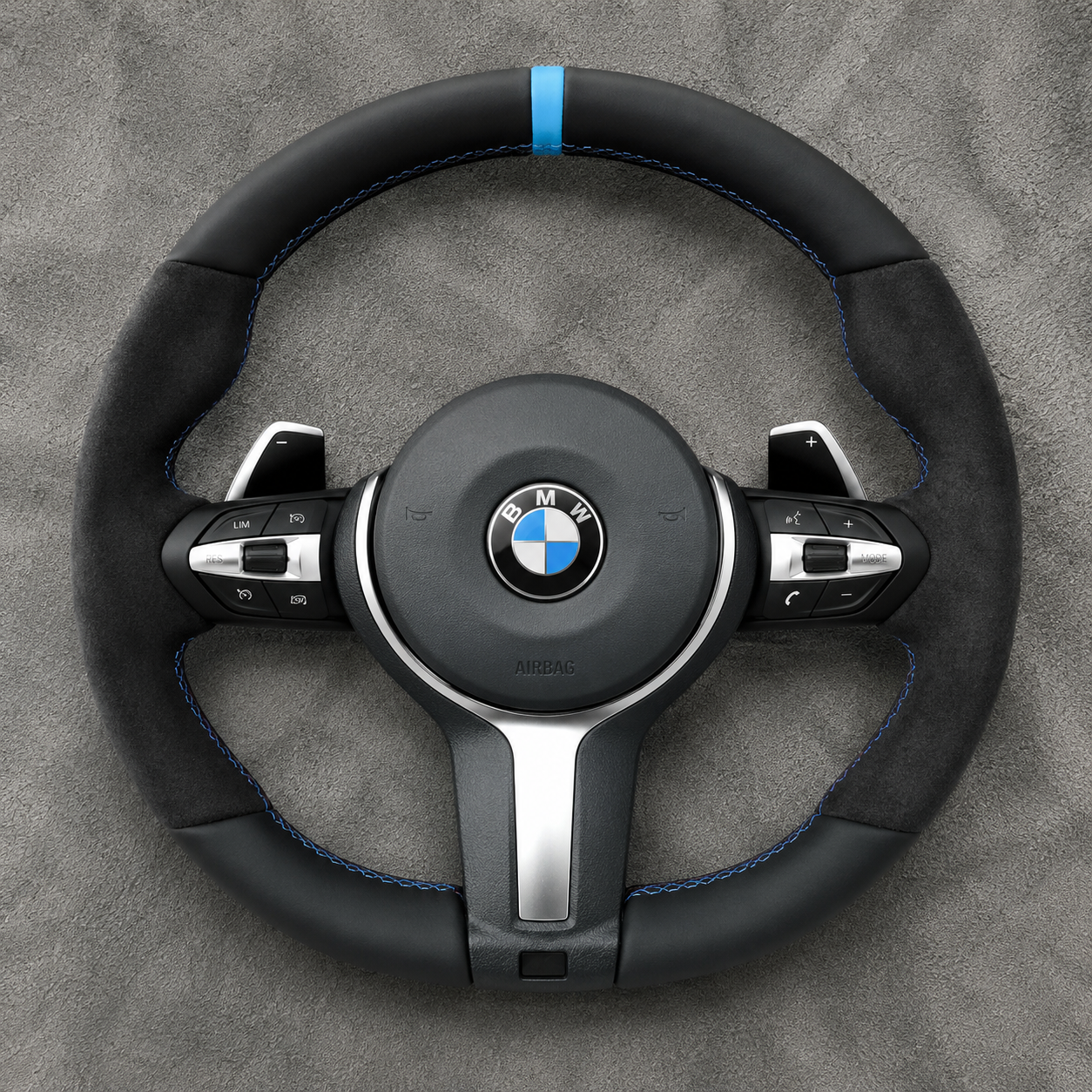 BMW M Performance Multifunktionslenkrad aus Leder und Alcantara (1er-4er) Reihe